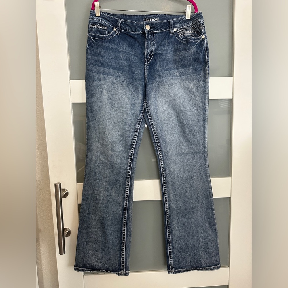 Maurices Women's Blue Jeans Size 15/16 Lengrh 32”